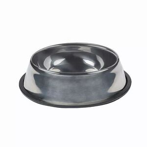 SportPet Stainless Steel Pet Bowl Silver Dog Food Water Dish Non Slip Durable